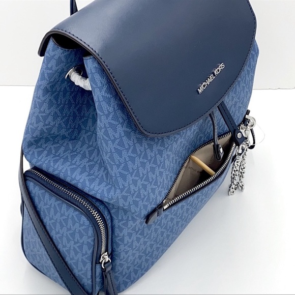 MICHAEL KORS LG CHAIN BACKPACK & SM TZ COINPOUCH - Picture 11 of 16